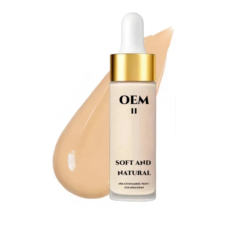 Objemový tekutý makeup