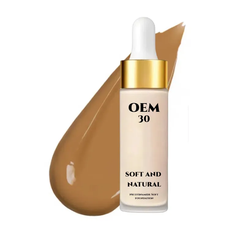 Dodávateľ nadácie s vysokým pokrytím kvapaliny ISO 22716 certifikovaná výroba