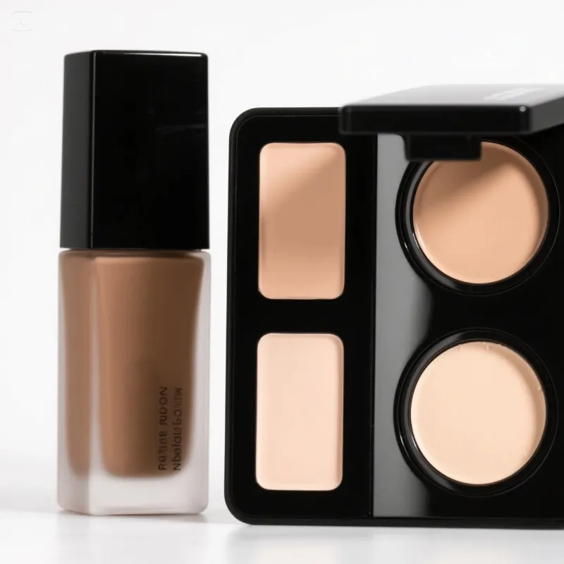 Výrobca nadácie minerálnych práškov pri súkromnom štítku